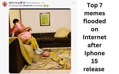 Top 7 memes flooded on Internet after Iphone 15 release